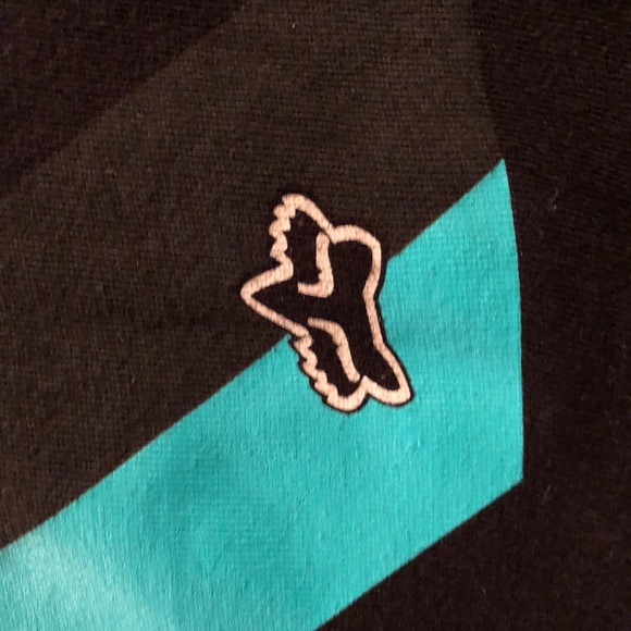 Fox Racing men's  t-shirt with a teal graphic - Picture 4 of 6